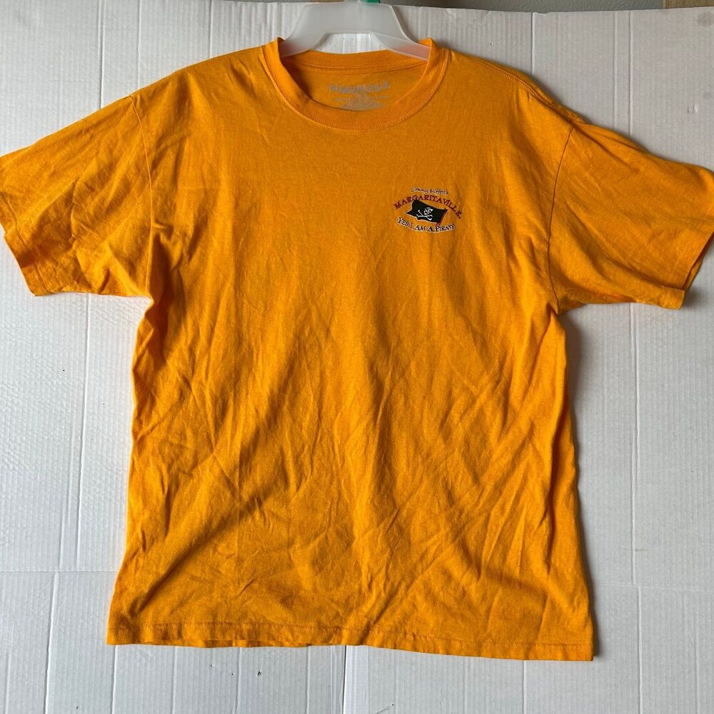 Jimmy Buffett's Margaritaville New Orleans Men's Yellow T-Shirt Size X-Large XL